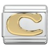 Gold Letter Italain Charms