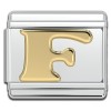 Gold Letter Italain Charms