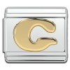 Gold Letter Italain Charms