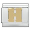 Gold Letter Italain Charms