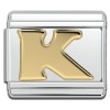 Gold Letter Italain Charms