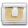 Gold Letter Italain Charms