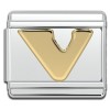 Gold Letter Italain Charms