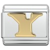 Gold Letter Italain Charms