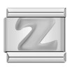 Silver Letter Italian Charms