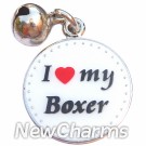 JR125 I Love My Boxer ORing Charm