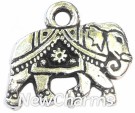 JT105 Silver Elephant ORing Charm