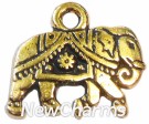 JT106 Gold Elephant ORing Charm