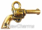 JT128 Gold Revolver ORing Charm