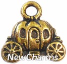 JT144 Gold Princess Coach ORing Charm