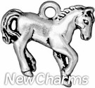 JT151 O-Ring Dangle Silver Horse 