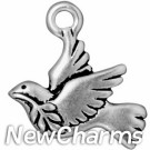 JT184 O-Ring Dangle Silver Angel 