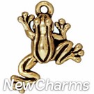 JT187 Gold Frog O-Ring Charm 