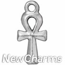 JT189 Silver Ankh O-Ring Charm 