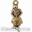 JT218 Gold Dancing Senorita O-Ring Charm 