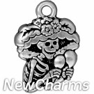 JT219 Silver Catrina O-Ring Charm 