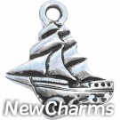 JT248 Clipper Pirate Ship O-Ring Charm 