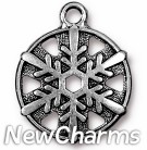 JT271 Siver Snowflake O-Ring Charm 