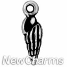JT277 Silver Spiral Shell O-Ring Charm 