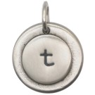 JT420 Letter T Charm with O-Ring