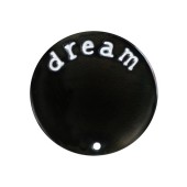 DA934 Dream Plate in Black for 25mm Locket