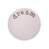 DA940 Dream Plate in Silver for 25mm Locket