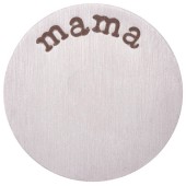 DA995 Mama Plate in Silver for 30mm Locket
