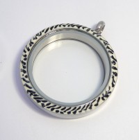 AX104 Zebra Locket with Necklace