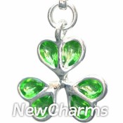 CH018 Green Shamrock Dangle