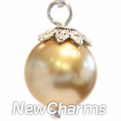 CH201 Big Bronze Pearl Dangle