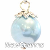 CH202 Big Light Blue Pearl Dangle