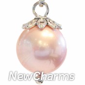 CH204 Big Pink Pearl Dangle