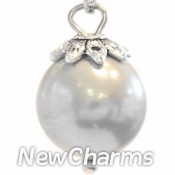 CH207 Big Gray Pearl Dangle