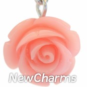 CH210 Big Pink Flower Dangle