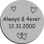DH102 Gold Open Heart Disk