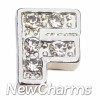 silver letter locket charms