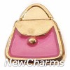 H1019gold Purse On Gold Floating Locket Charm