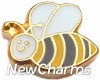 H1077 Happy Bee Floating Locket Charm