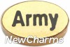 H1090 Army Floating Locket Charm