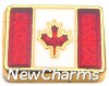 H1113 Flag of Canada Floating Locket Charm