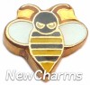 H1159 Bee Floating Locket Charm