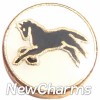 H1162 Horse Floating Locket Charm