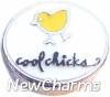 H1185 Cool Chicks Floating Locket Charm