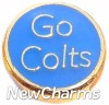 Go Colts LOCKET CHARM