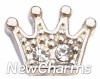 Crown with Stones LOCKET CHARM