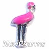 H1277 Flamingo Floating Locket Charm