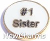 H1330 Number One Sister Floating Locket Charm