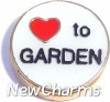 H1389 Love to Garden Floating Locket Charm