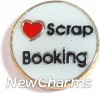 H1390 Love Scrapbooking Floating Locket Charm