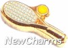 H1420 Tennis Racket Floating Locket Charm